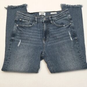 Kensie Vintage Luxe High-rise Distressed Skinny Jeans